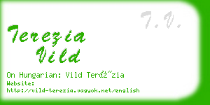 terezia vild business card